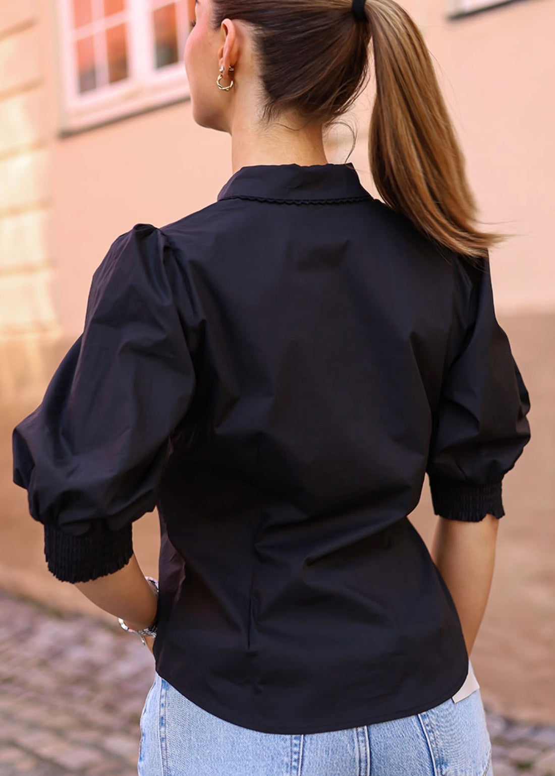 Karen By Simonsen ChillyKB blouse Meteorite (sort)
