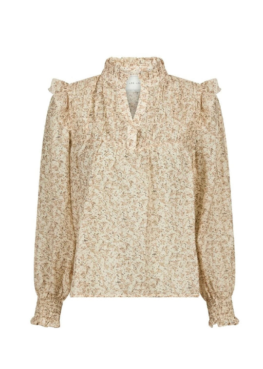 Neo Noir Selfina Graphic Flower Blouse