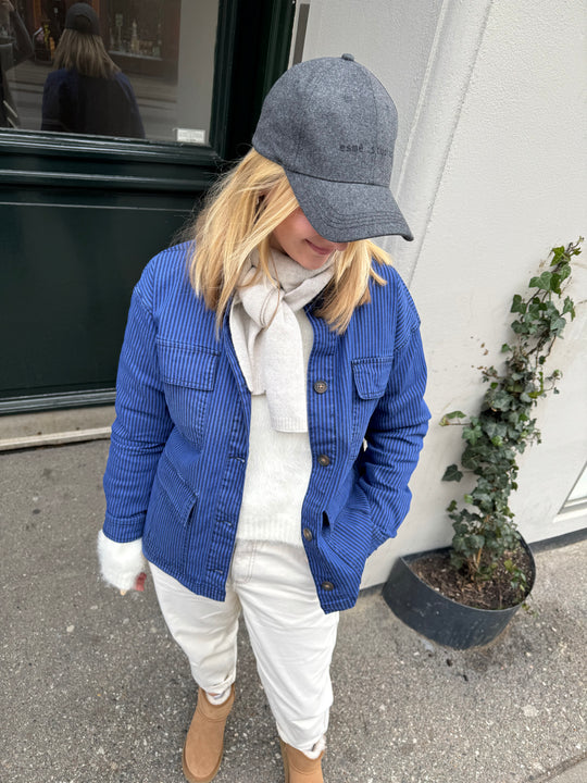 Sofie schnoor s242372 jakke lys denim blå