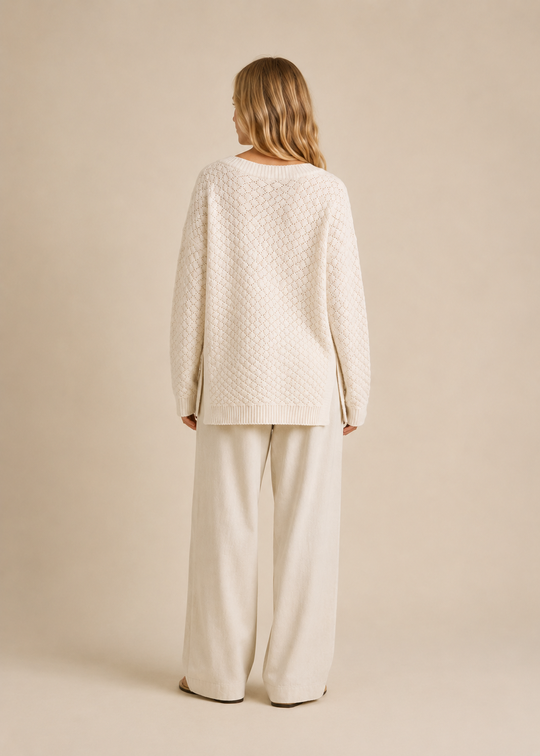 Part Two FabiannePW Pullover Whitecap Gray