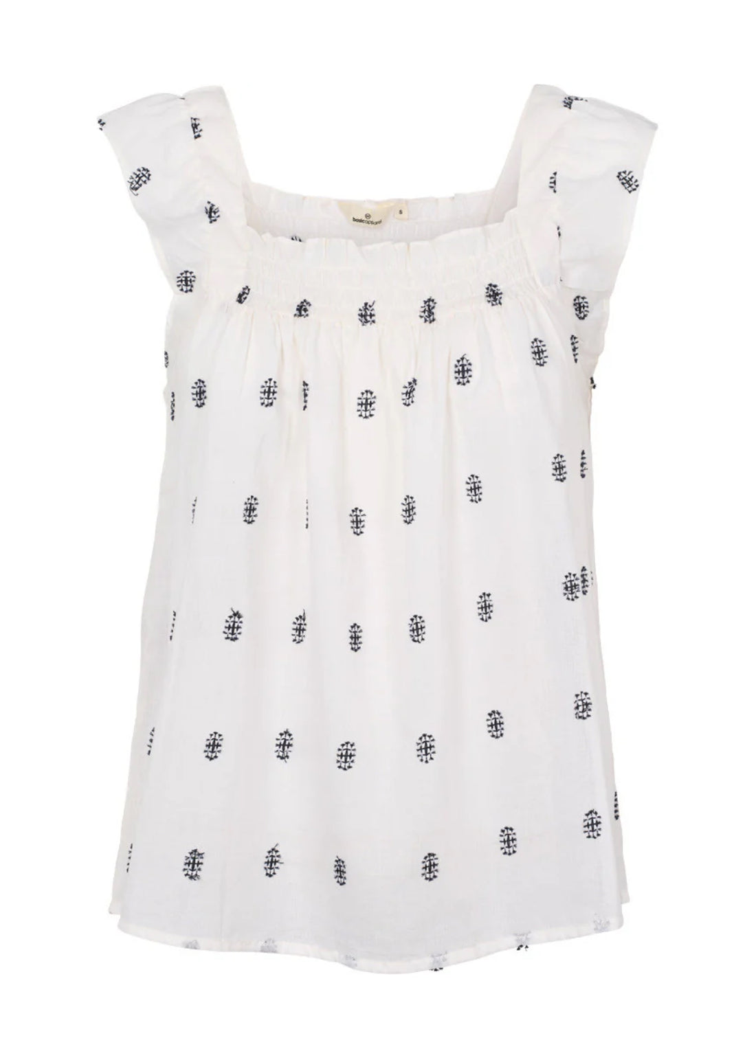 Basic Apparel Ada Top 705 whisper white / Sky captain