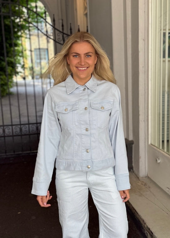 InWear MorieIW Janny Denim Jacket Aqua Blue