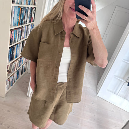 Pieszak PD-Fie Glam Shirt Lead Brown