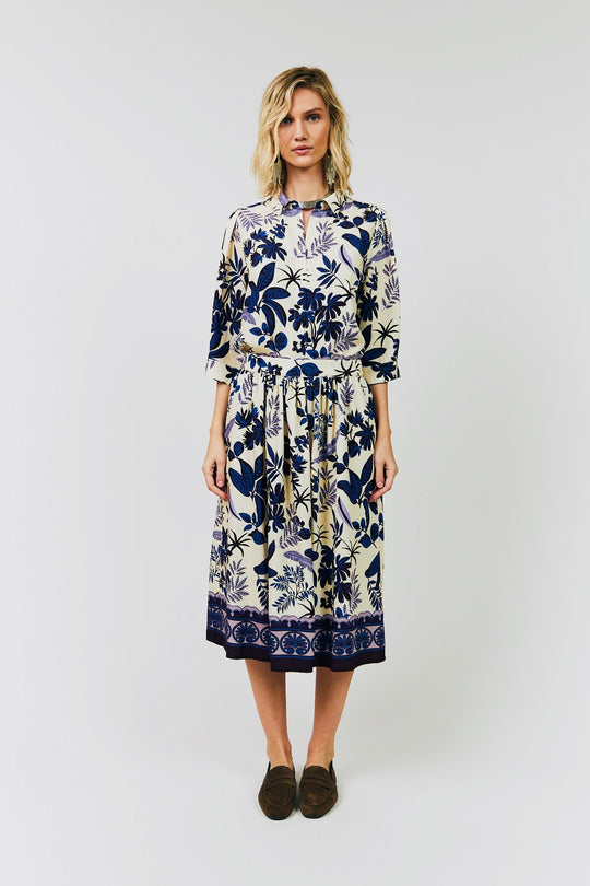 Lollys Laundry EllaLL Midi Skirt 74 Flower Print