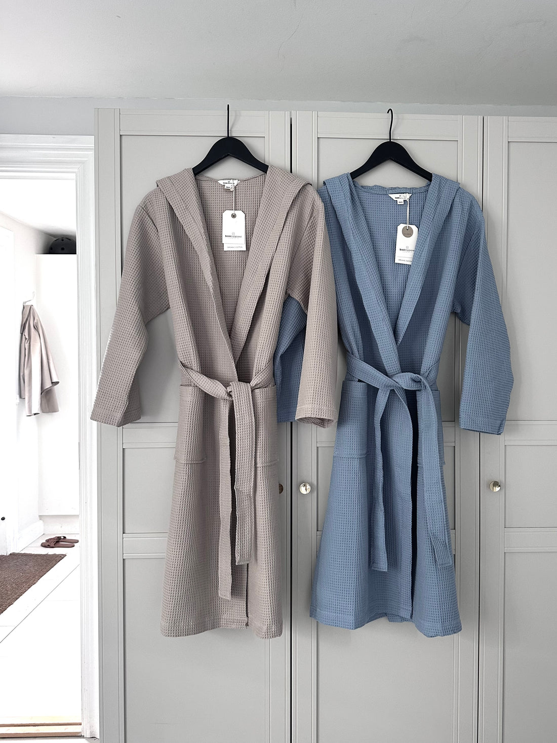 Basic Apparel Nora Long Robe GOTS ashley blue