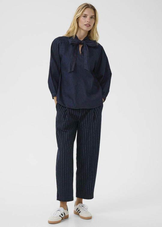 Part Two SassiPW Shirt Rinse Blue Denim