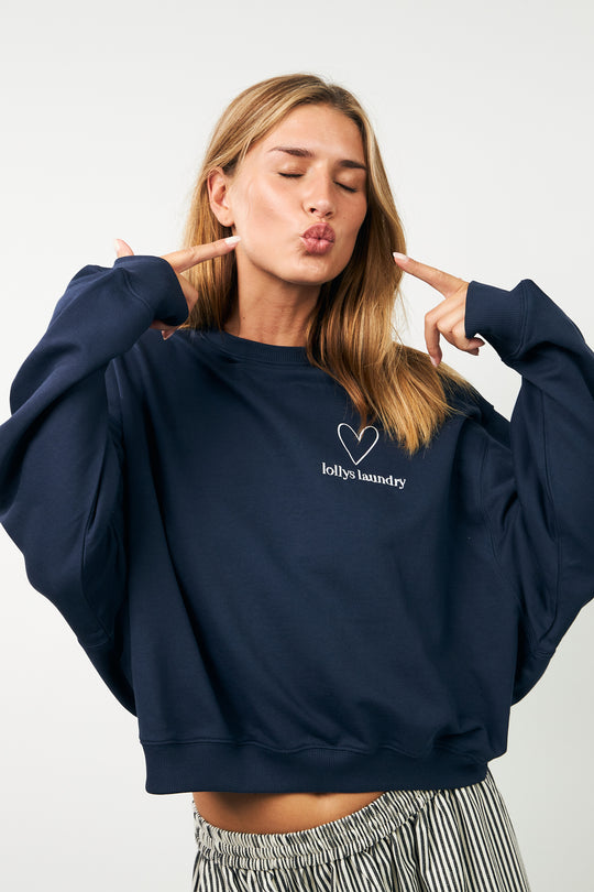 Lollys Laundry SydneyLL Sweatshirt LS Dark blue