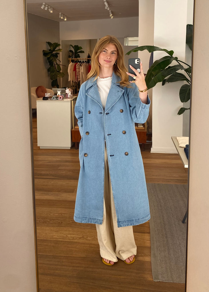 Modström MadelineMD denim jacket Classic Blue Wash – EDIE - Main Image