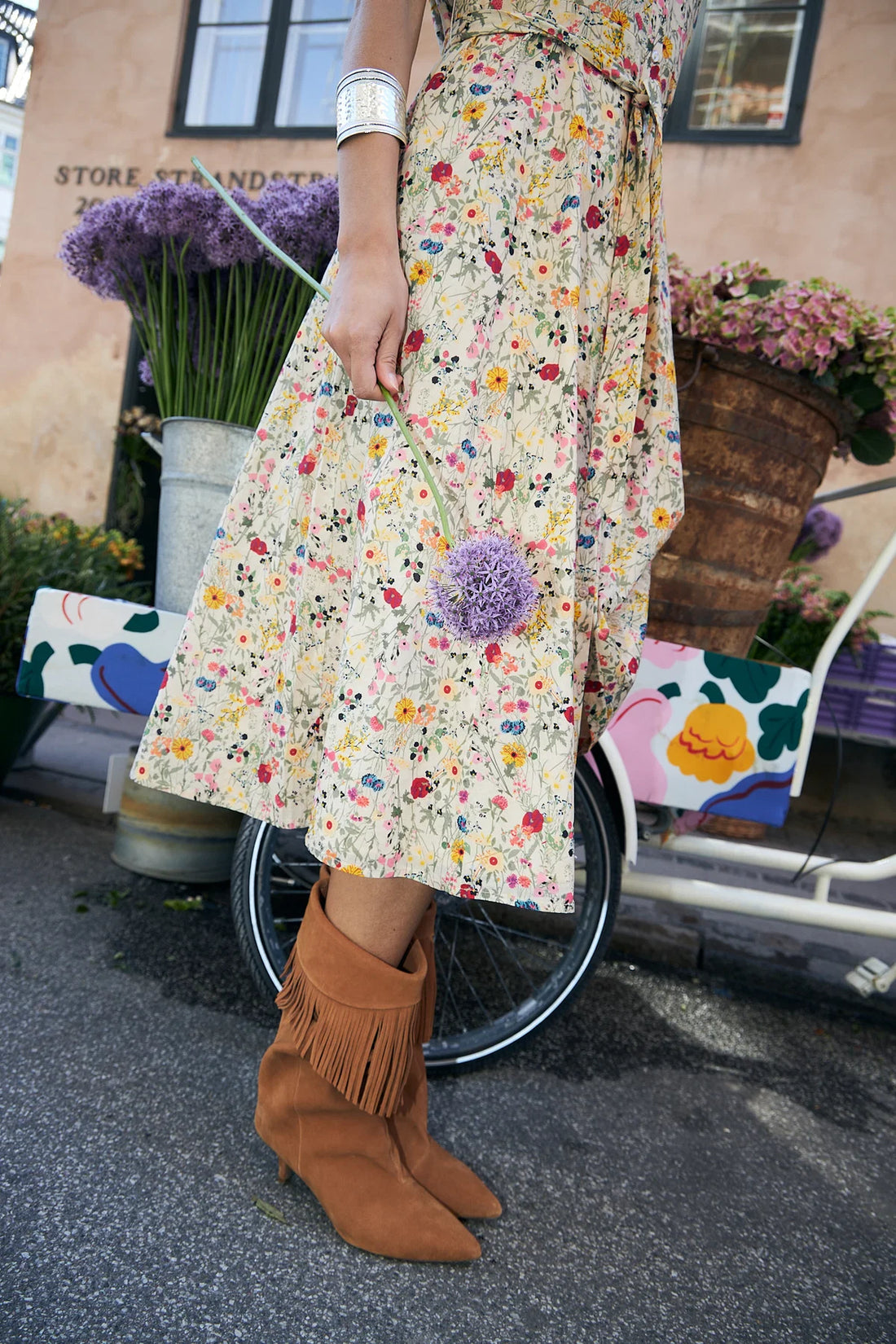 Lollys Laundry BlakeLL Midi Dress SS Flower Print