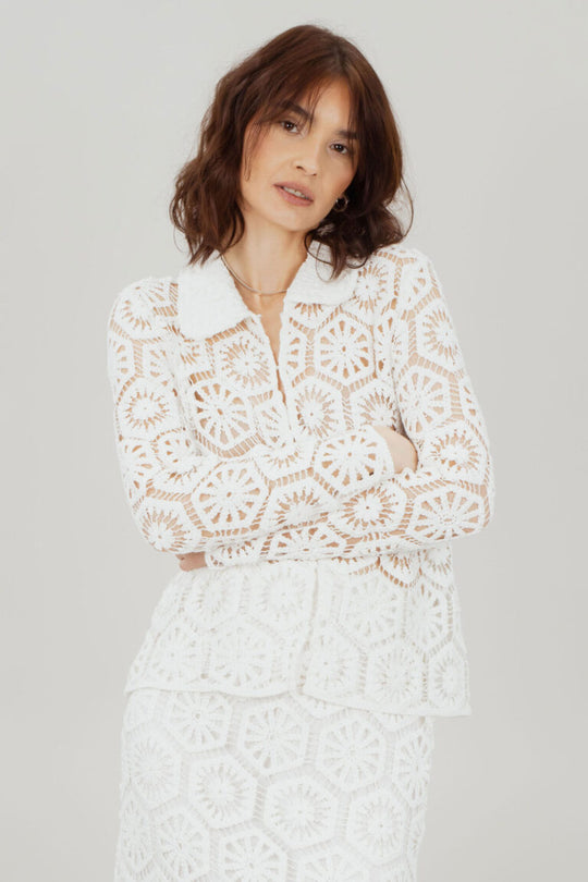 Urban Pioneers Olena LS blouse white