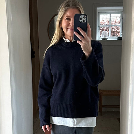 Sofie Schnoor Hope sweater navy blue snos541