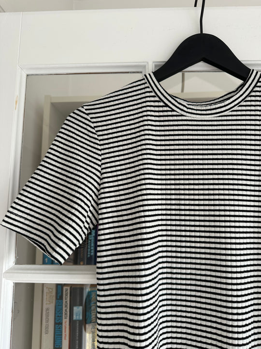 Soaked SLCalva Tee black white stripe