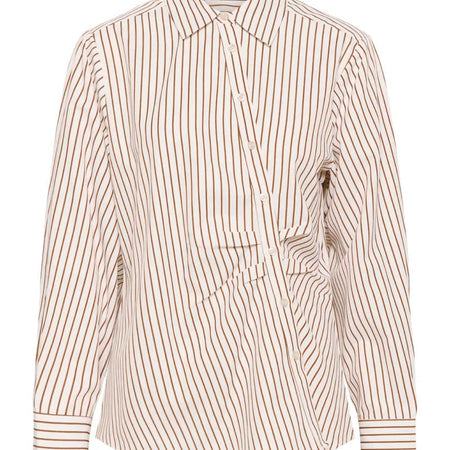 Karen by Simonsen KBElmira Shirt Cinnamon Stripe