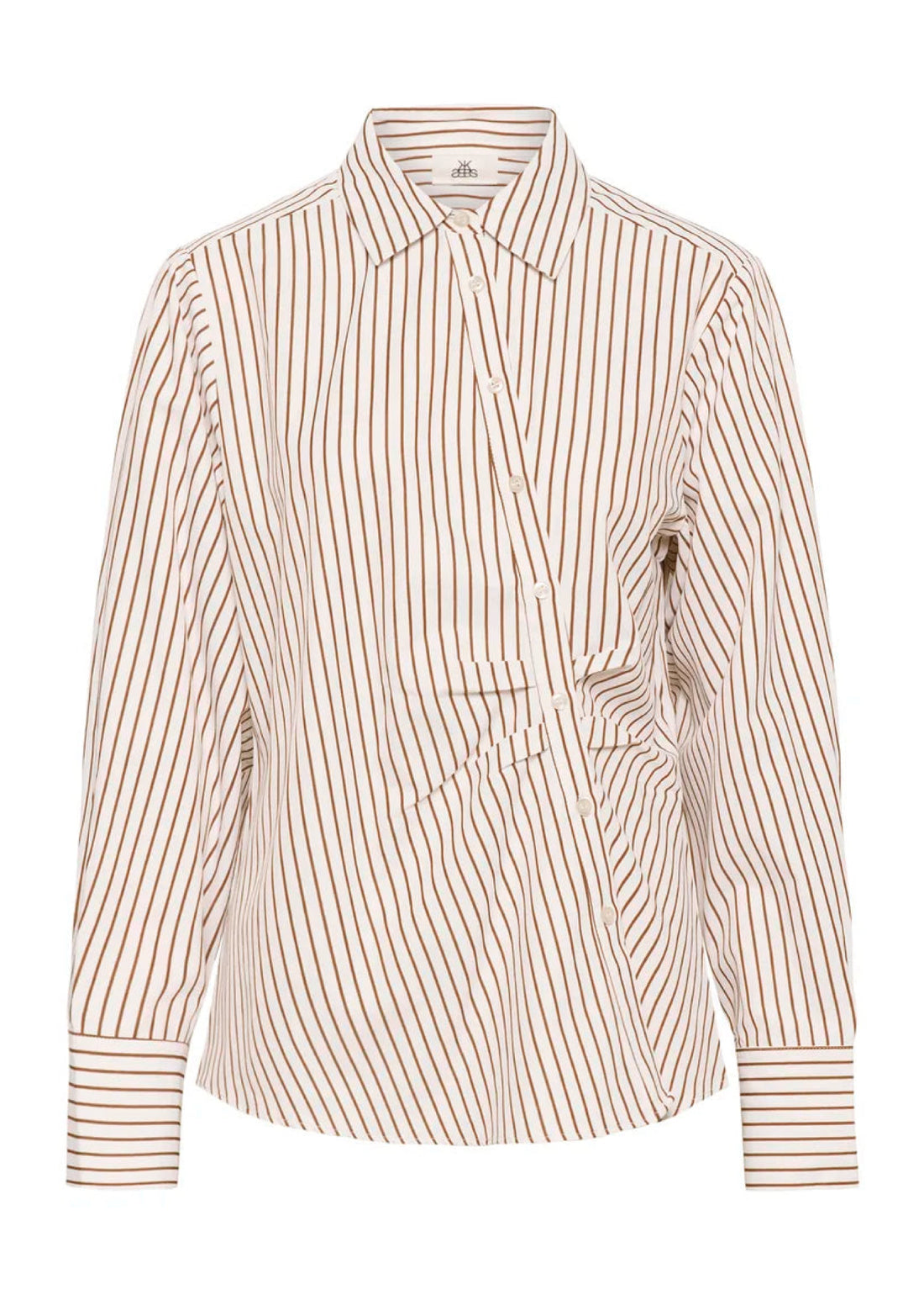 Karen by Simonsen KBElmira Shirt Cinnamon Stripe