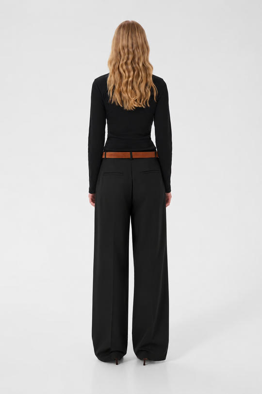Gestuz GZpaula MW straight pants Noos Black