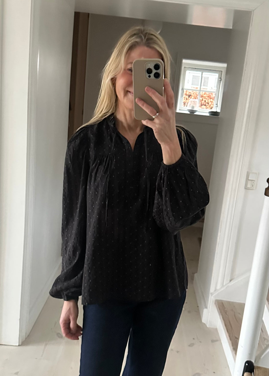 Sofie schnoor bluse s232300 svart