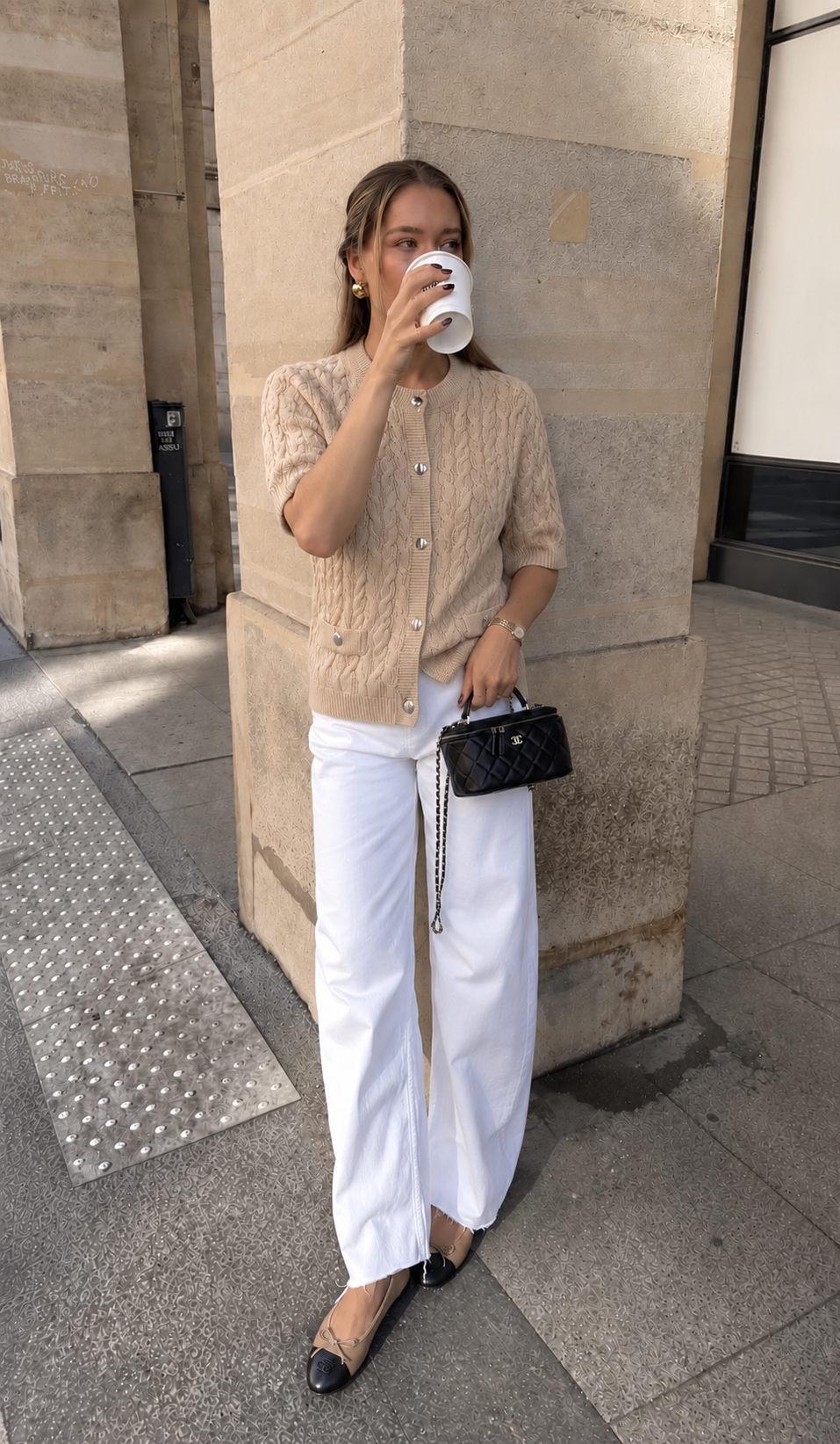 Minus MSFilucca Knit Cardigan Sand