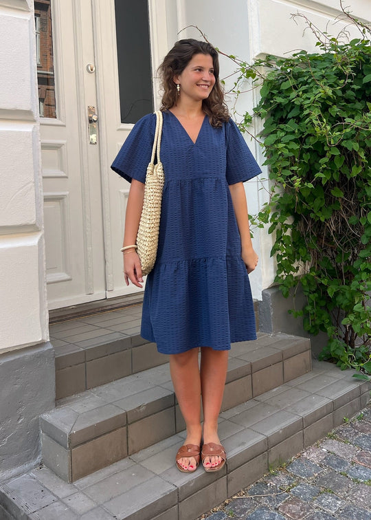 Part two PamiaPW Dress Oceana (blå)