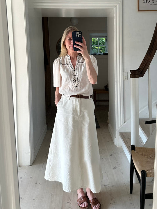 Co’Couture Notiscc Ss Blouse Off White