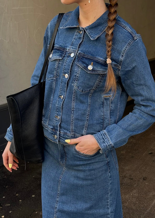 Part Two NicholiaPW Jacket Medium Dark Blue Denim