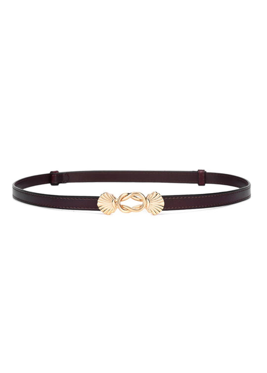Plissé Copenhagen Lili Belt dark brown