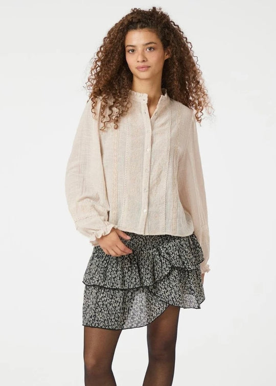 Neo Noir Marlowe Deco Blouse