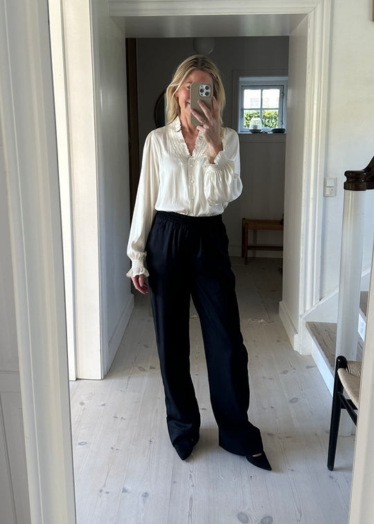 Schulz par foule panne pantalon noir