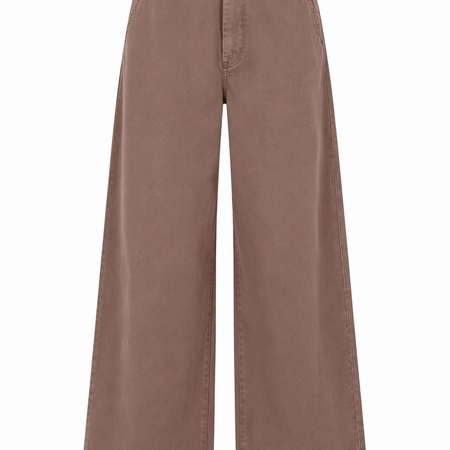La Rouge Line Pants Soil Brown