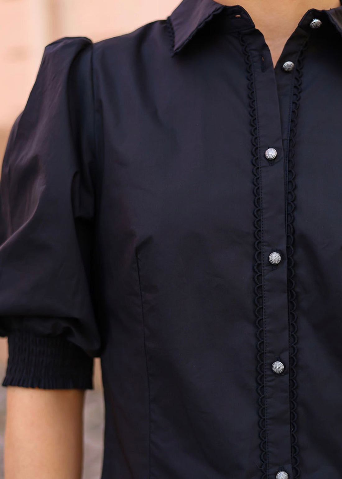 Karen By Simonsen ChillyKB blouse Meteorite (sort)