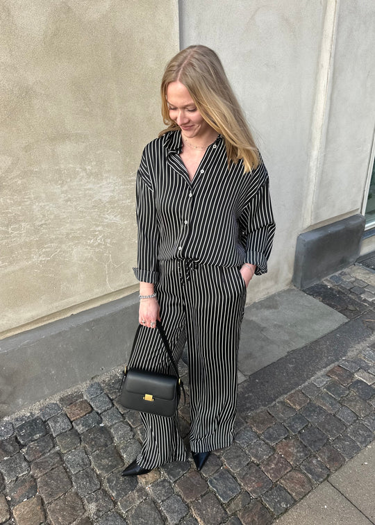 Noella Samira Pants Taya Black Stripe