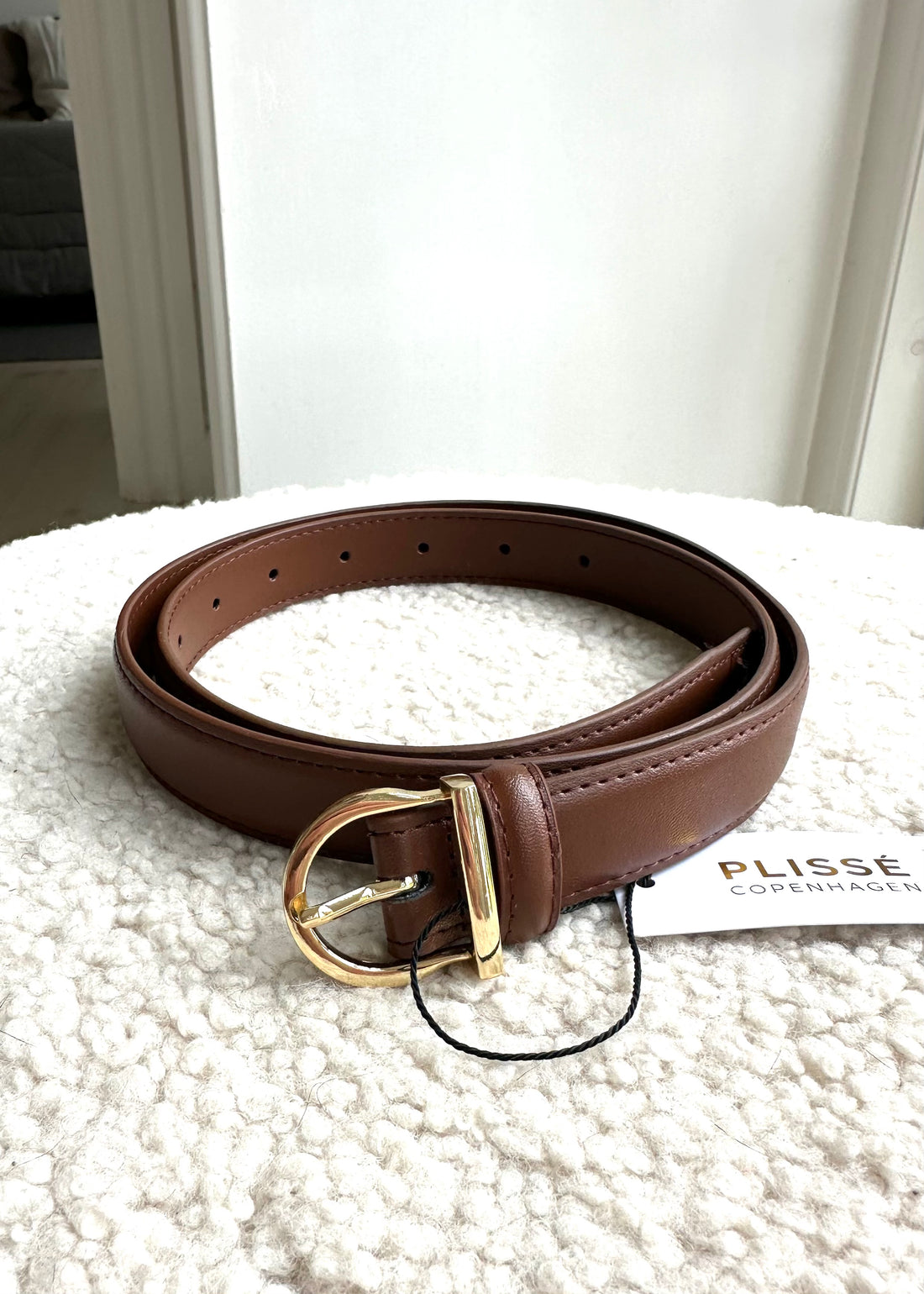 Plissé Copenhagen Christa belt brun