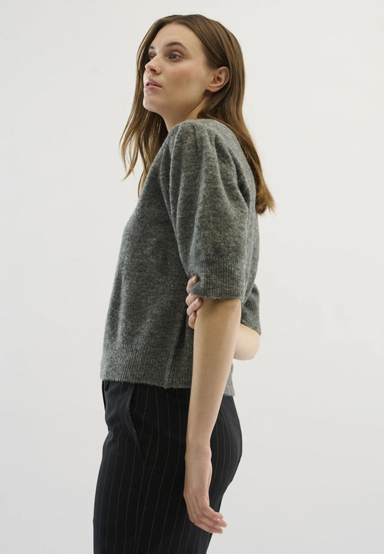 Karen by Simonsen KBNoabelle Plain Pullover Opal Gray Melange