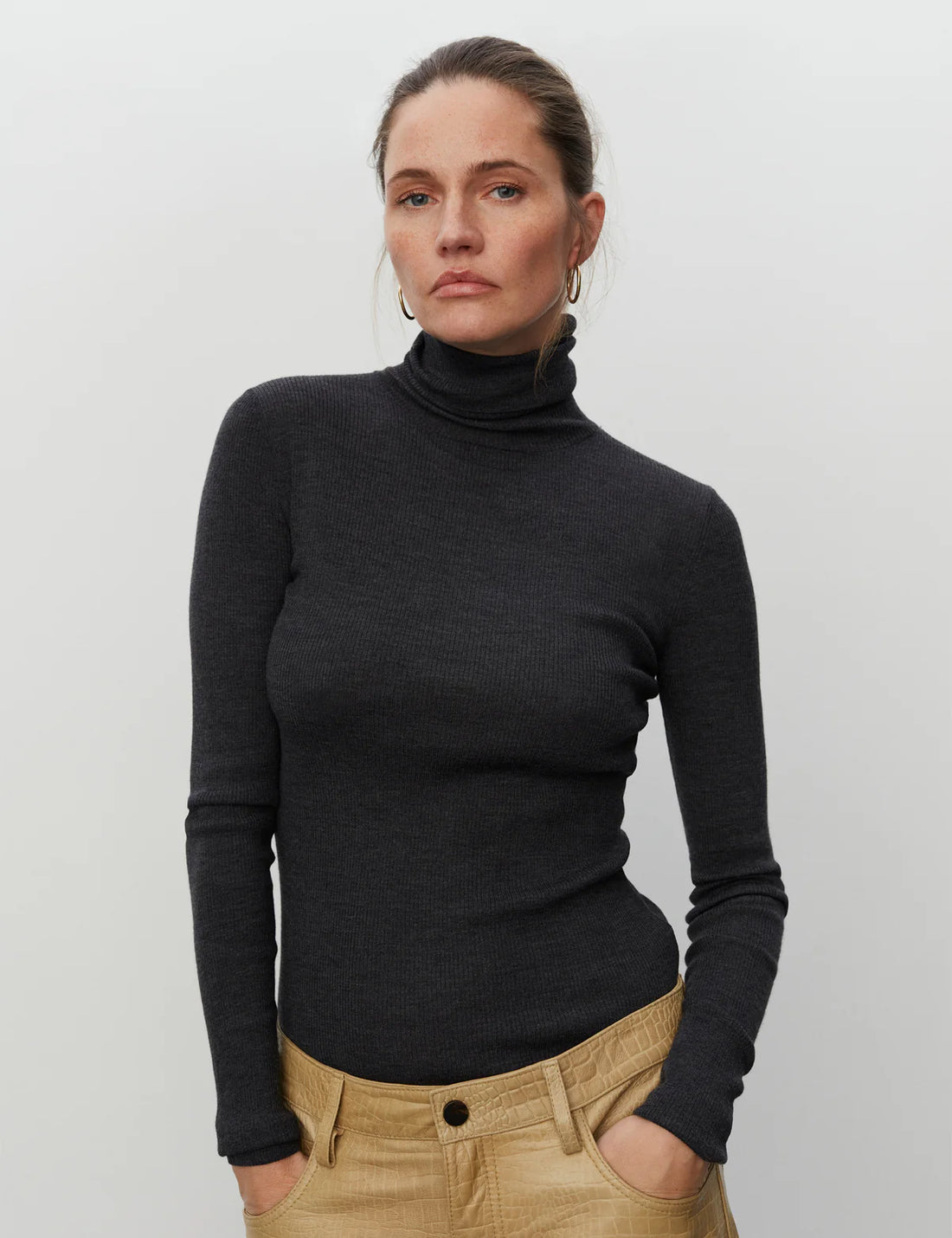 DAY Birger ét Mikkelsen Sierra - Daily Elements Pullover Dark Grey Melange