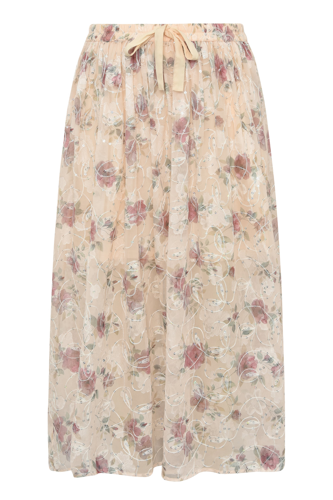 A-View Flounce skirt Sand