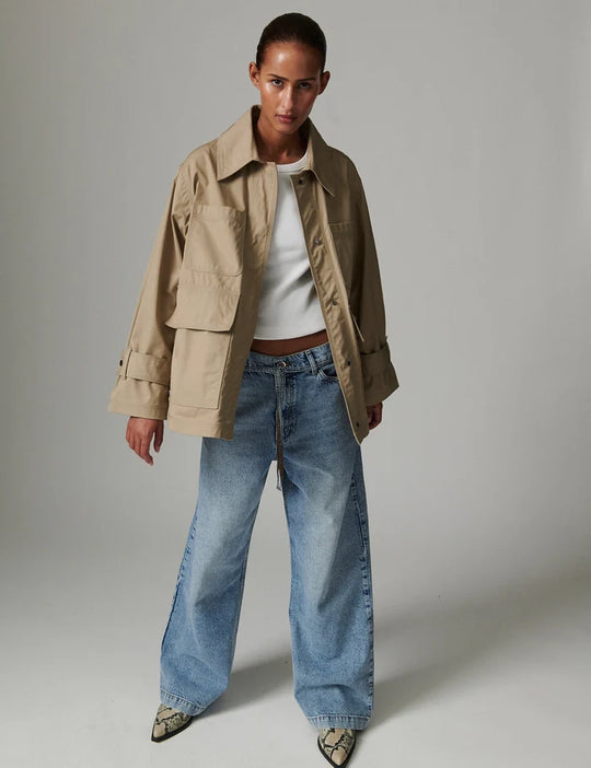 DAY Birger ét Mikkelsen Amira - Heavy Cotton Jacket Chincilla