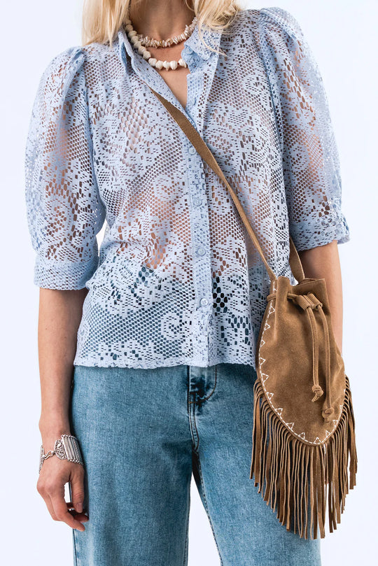 Lollys Laundry ApricotLL Cross Body Bag Camel