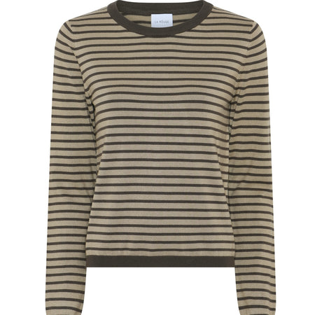 La Rouge Sailor L/s Knit Sand/brown Stripe