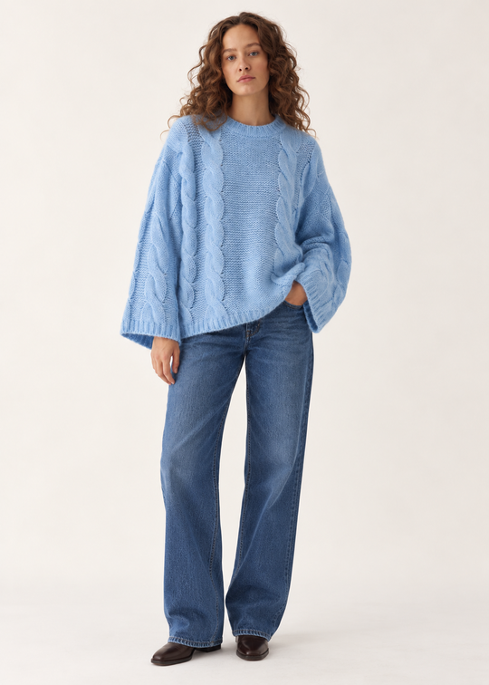 Noella Lyza Knit Light Blue