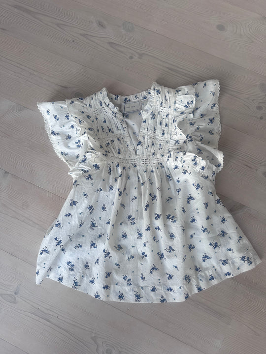 Neo Noir Jayla Small Blossom Top White Blue