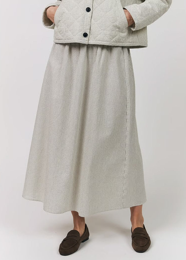 Lollys Laundry IslaLL Maxi Skirt 80 stripe sand