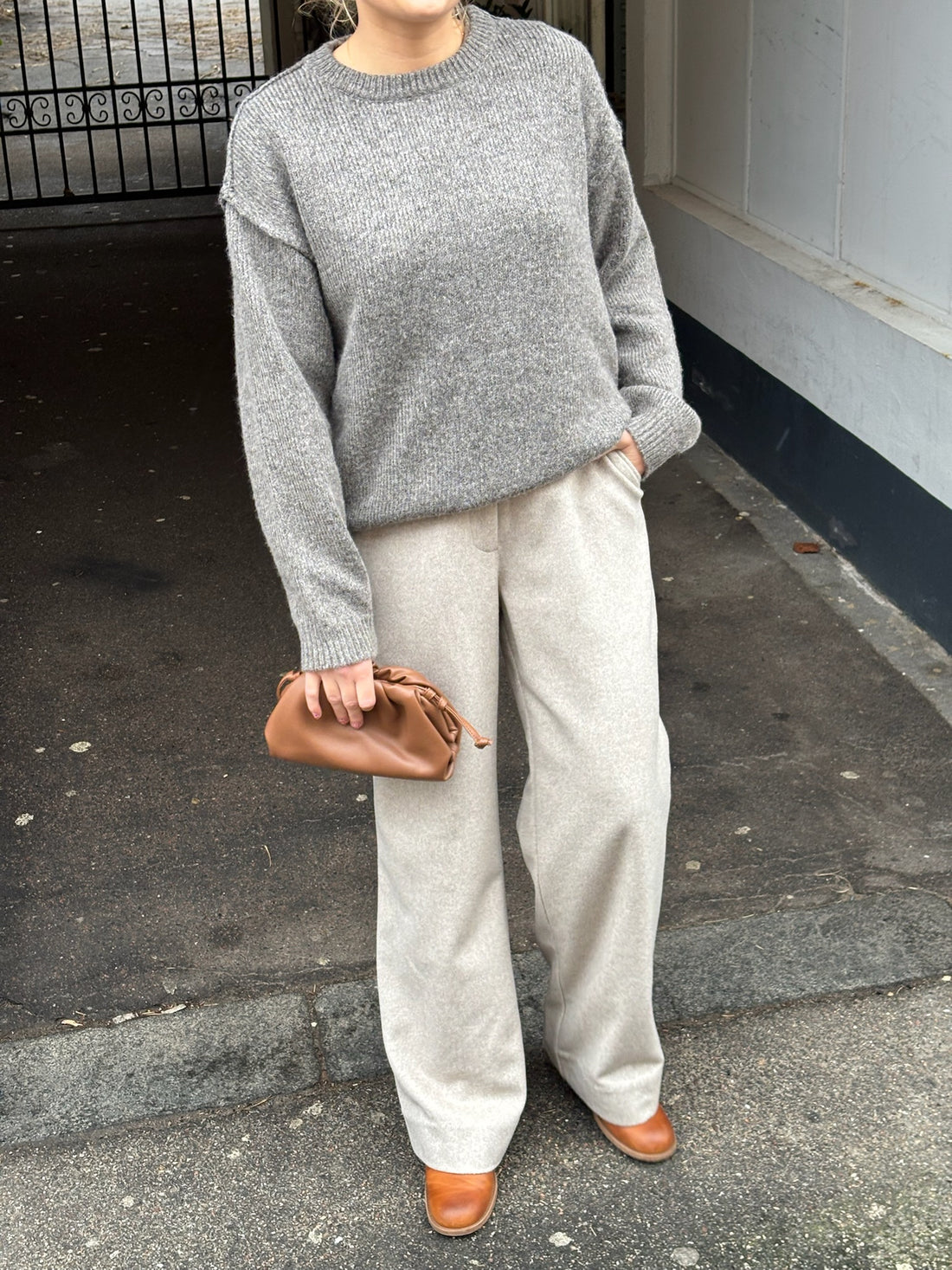 Urban Pioneers Thelma Wool Pant Sand