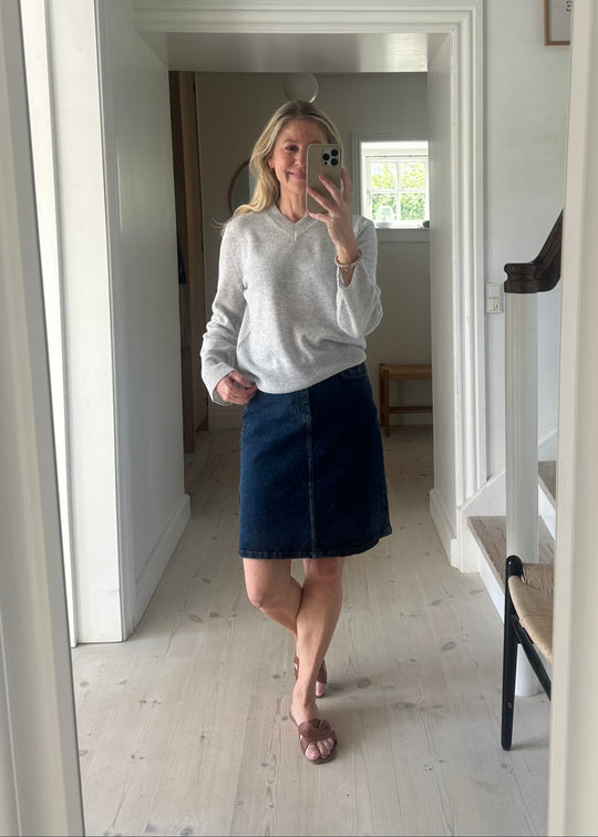 InWear SiljeIW V-Pullover Light Grey