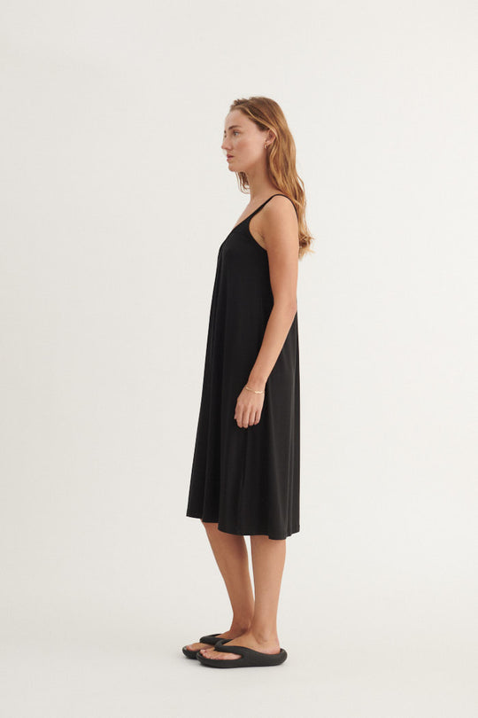 Basic Apparel Jo Strap Dress black