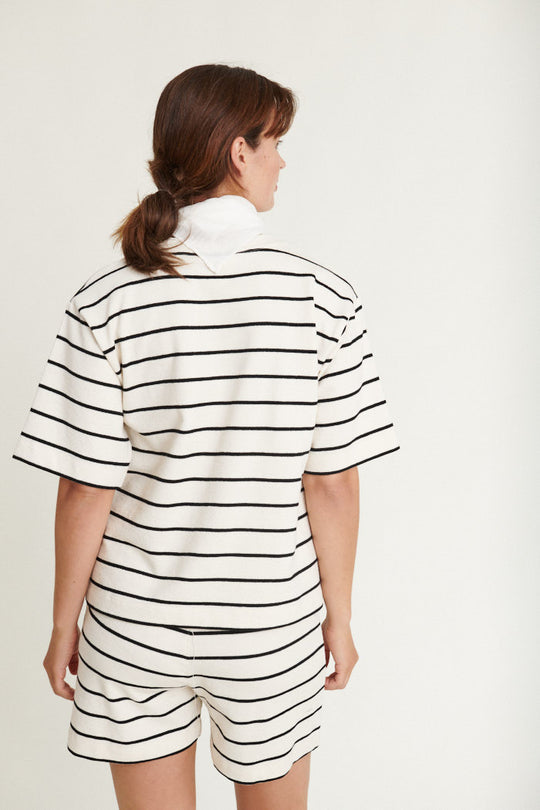 Basic Apparel Anneli Oversized Tee Birch/Black
