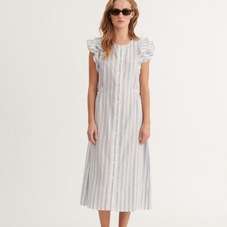 Basic Apparel Ada Dress True navy / whisper white