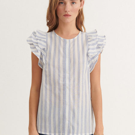 Basic Apparel Ada Shirt True navy / whisper white