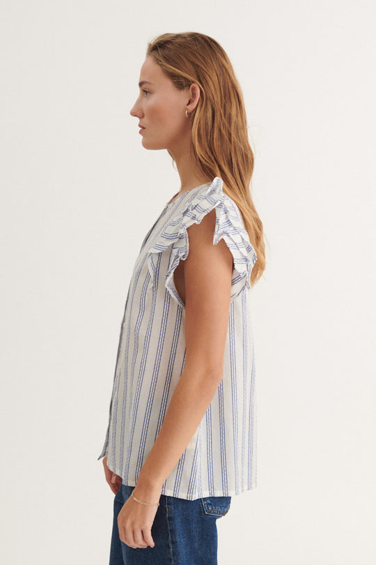 Basic Apparel Ada Shirt True navy / whisper white