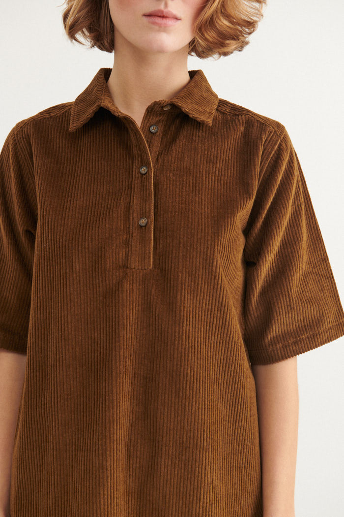 Basic Apparel Isa Polo Dress Desert palm