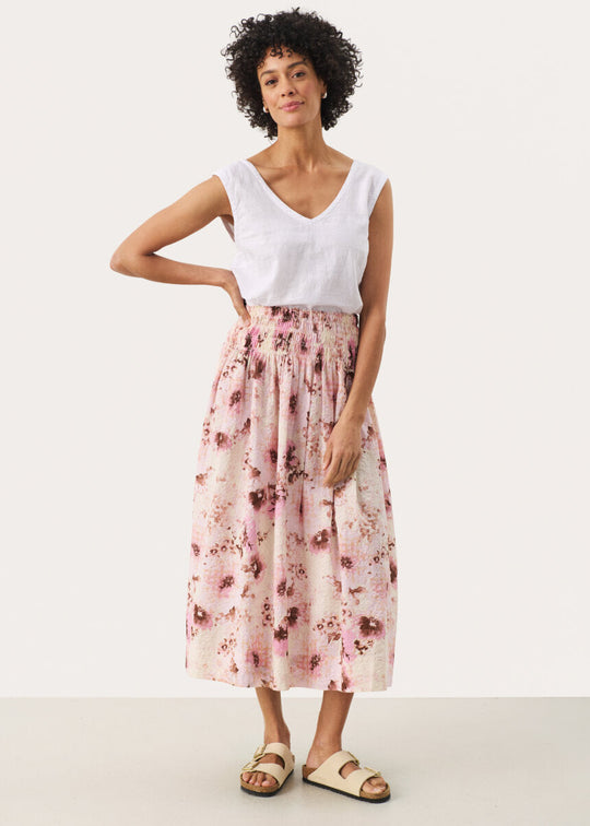 Part Two Rosabell skirt pink nectar