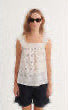 Basic Apparel Ada Top 705 whisper white / Sky captain